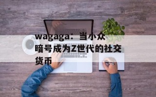 wagaga：当小众暗号成为Z世代的社交货币