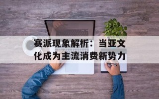 赛派现象解析：当亚文化成为主流消费新势力