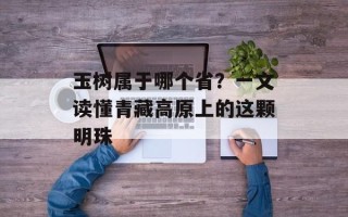 玉树属于哪个省？一文读懂青藏高原上的这颗明珠