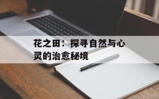 花之田：探寻自然与心灵的治愈秘境
