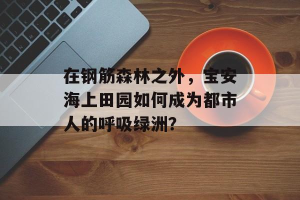 在钢筋森林之外，宝安海上田园如何成为都市人的呼吸绿洲？-第1张图片-